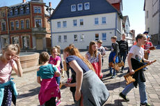 Rasseln in Naumburg - eine alte Ostertradition (Foto: Karl-Franz Thiede)